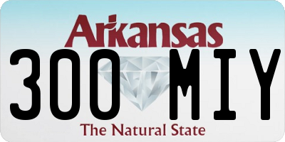 AR license plate 300MIY