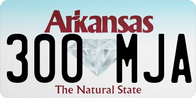 AR license plate 300MJA