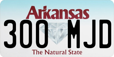 AR license plate 300MJD