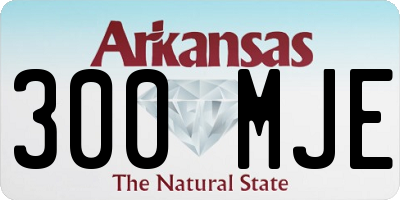AR license plate 300MJE