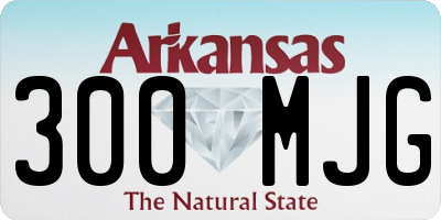 AR license plate 300MJG