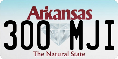 AR license plate 300MJI