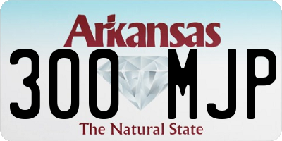 AR license plate 300MJP