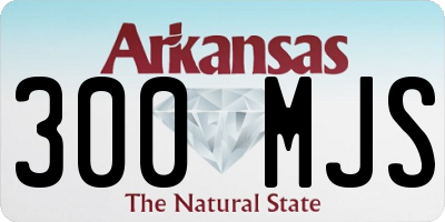 AR license plate 300MJS
