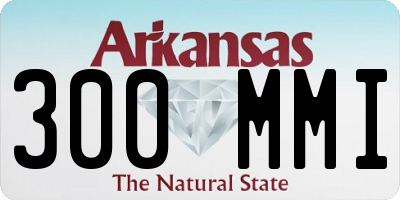 AR license plate 300MMI