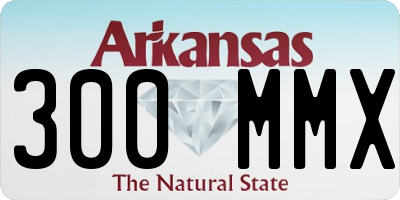 AR license plate 300MMX