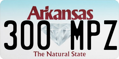 AR license plate 300MPZ