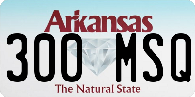 AR license plate 300MSQ