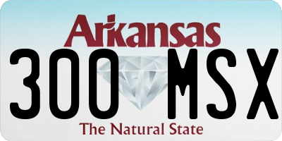 AR license plate 300MSX