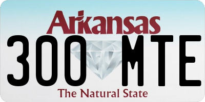 AR license plate 300MTE