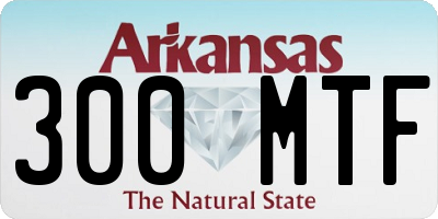 AR license plate 300MTF