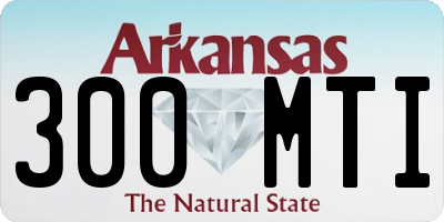 AR license plate 300MTI