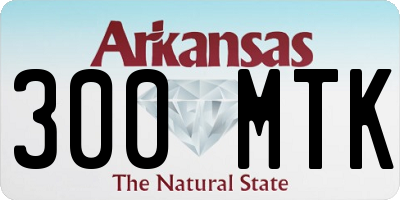 AR license plate 300MTK