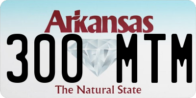 AR license plate 300MTM