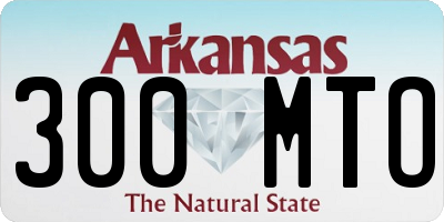 AR license plate 300MTO