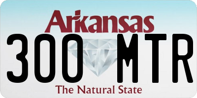 AR license plate 300MTR