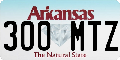 AR license plate 300MTZ