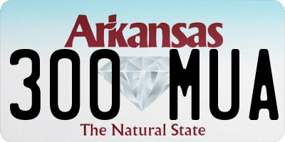 AR license plate 300MUA