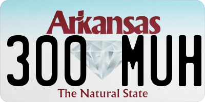 AR license plate 300MUH