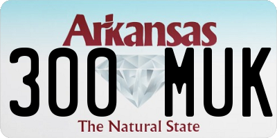 AR license plate 300MUK