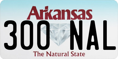 AR license plate 300NAL