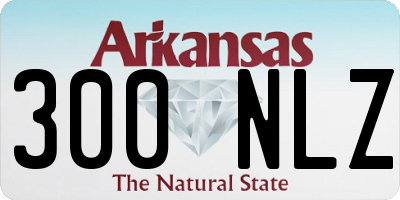 AR license plate 300NLZ