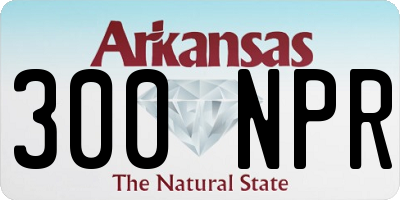 AR license plate 300NPR