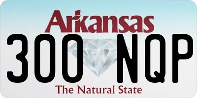 AR license plate 300NQP