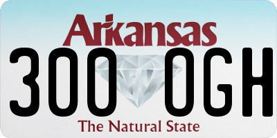 AR license plate 300OGH