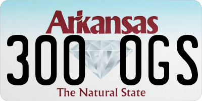AR license plate 300OGS