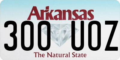 AR license plate 300UOZ