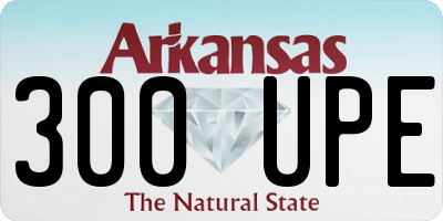 AR license plate 300UPE