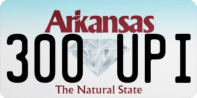 AR license plate 300UPI
