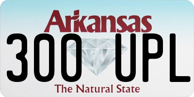 AR license plate 300UPL