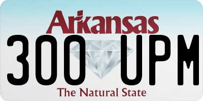 AR license plate 300UPM