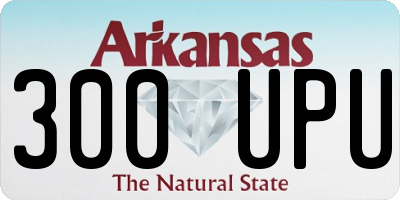 AR license plate 300UPU