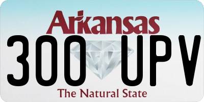 AR license plate 300UPV