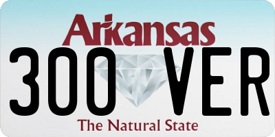 AR license plate 300VER