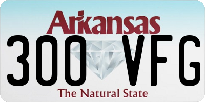 AR license plate 300VFG