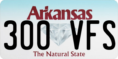 AR license plate 300VFS