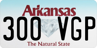 AR license plate 300VGP