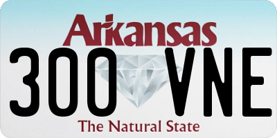 AR license plate 300VNE
