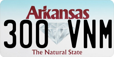 AR license plate 300VNM