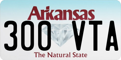 AR license plate 300VTA