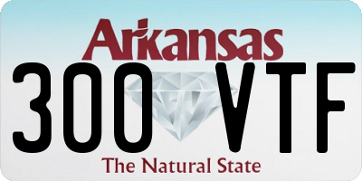 AR license plate 300VTF