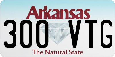 AR license plate 300VTG