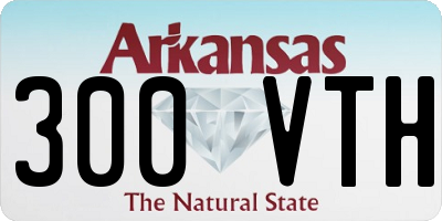 AR license plate 300VTH