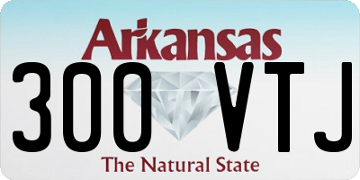 AR license plate 300VTJ
