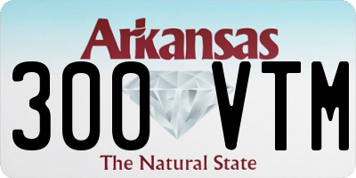 AR license plate 300VTM