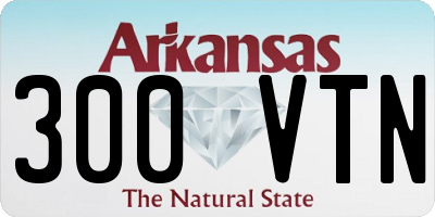 AR license plate 300VTN
